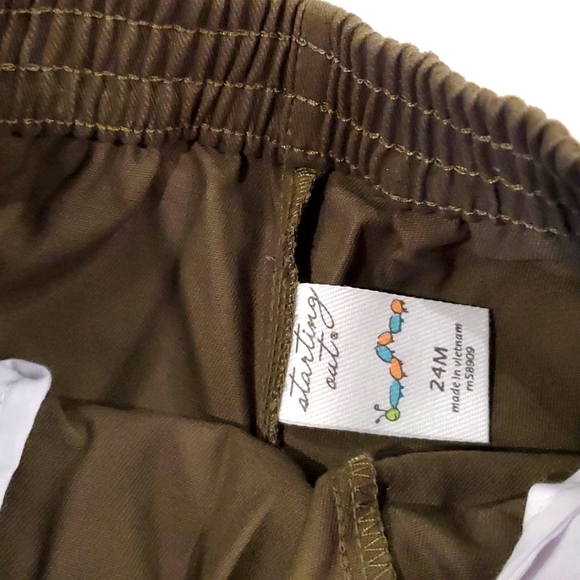 Khaki Starting Out Pants - Picture 3 of 4